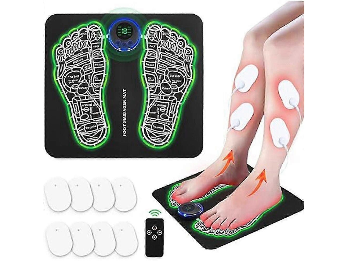 Almofada De Massagem Inteligente Para Os Pés, Massageador De Acupressão Para Os Pés, Massagem Nos Pés, Fisioterapia Por Pulso
