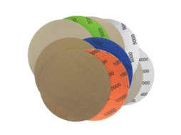 50 Discos de Lixar Redondos de 125mm, Grão 80, Azul, Acero Inoxidável, 10 Peças S/MARCA