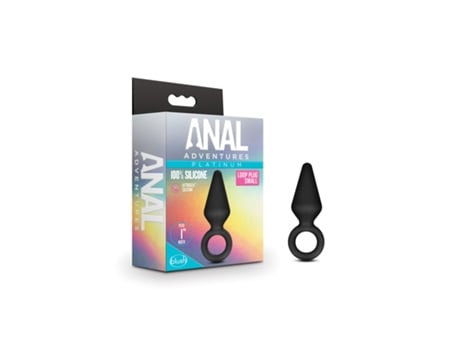 Plugue Anal De Silicone Pequeno Platinum ANAL ADVENTURES
