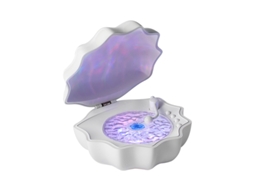 Capa de Alto falante MDUG, Capa de Alto falante Bluetooth Luminosa, Concha Marinha Luminosa (roxa)
