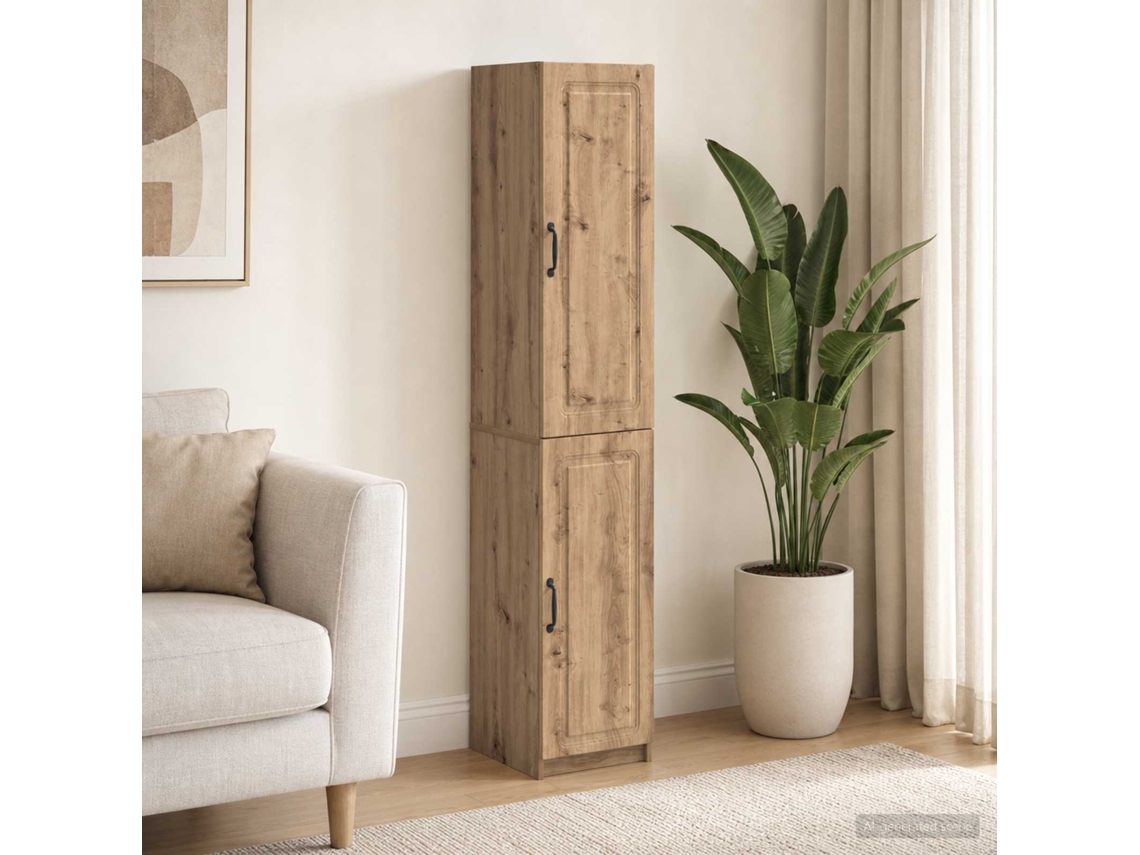 Vidaxl Conjunto De Gabinete 2 Unid. Carvalho Arttisan