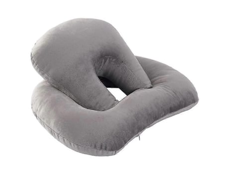 Almofada de cochilo oca Almofada de dormir de escritório Almofada de cochilo de memória Cuidados com a vértebra cervical Almofada