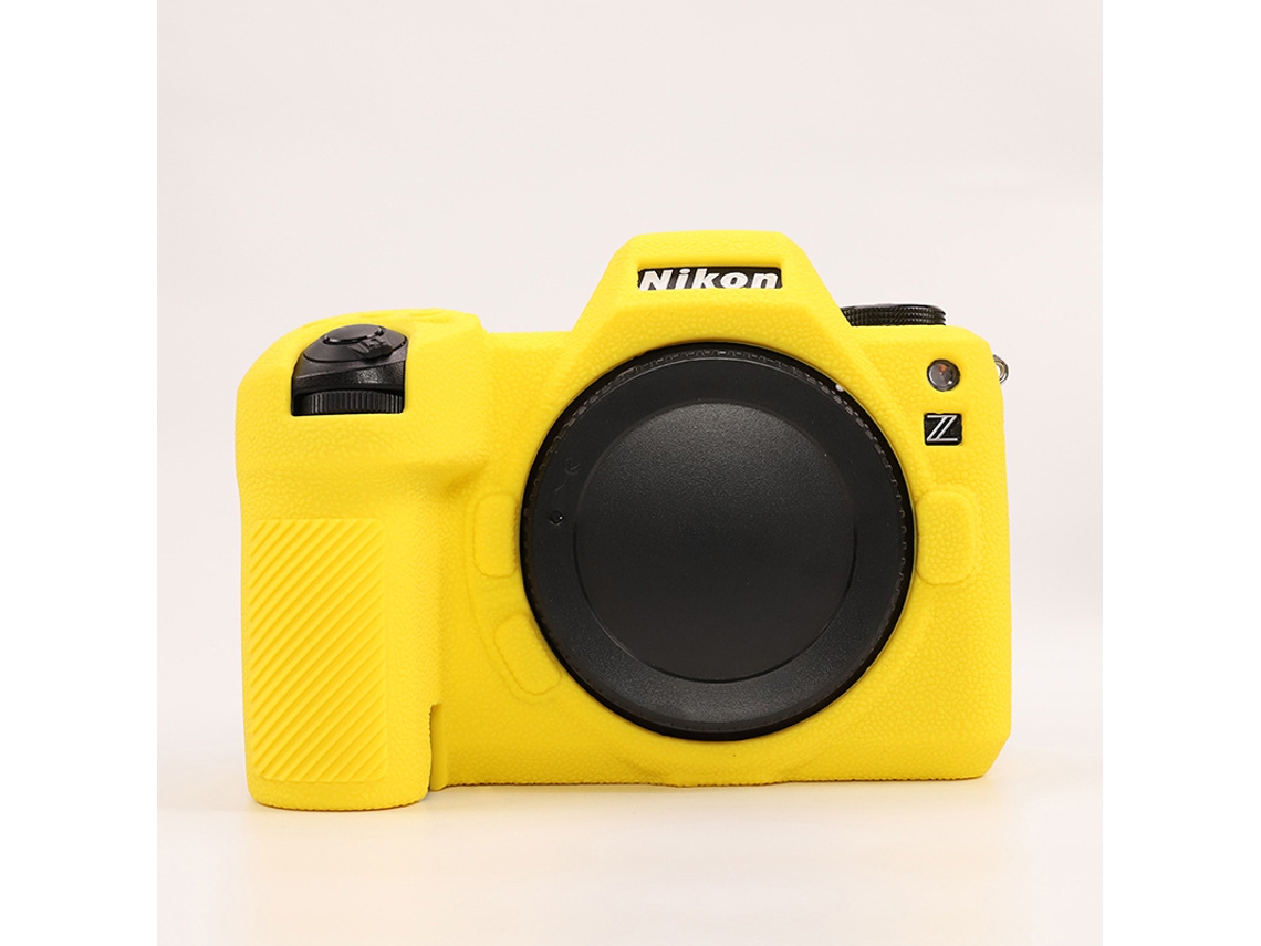 Capa para Nikon Z6iii Acessórios para Capa de Silicone À Prova de Poeira para Câmera CUICH (amarela)