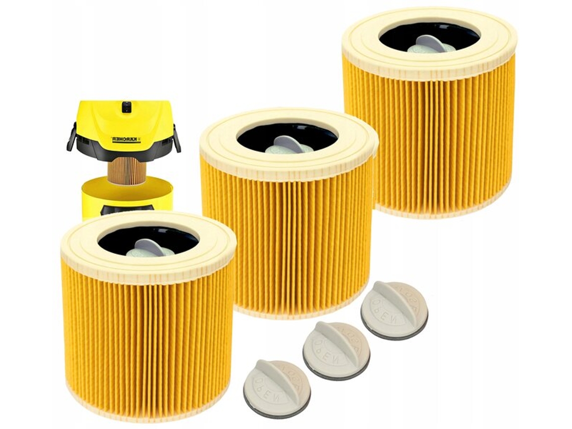 Filtro Reforçado 3x Karcher Mv2 Mv3 Wd2 Wd3 Se4001 Wd2 Plus Kwd V17 V15vayotoy