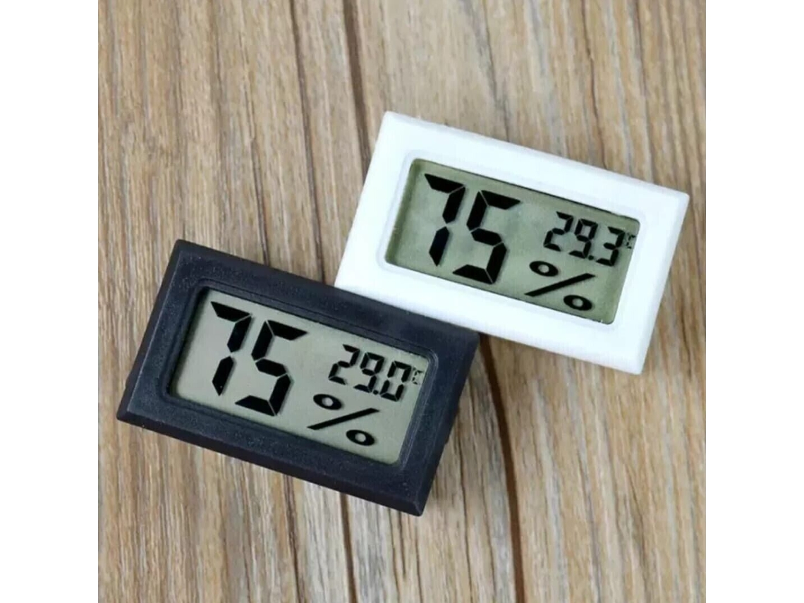 Medidor De Temperatura E Umidade Digital Sensor Termômetro Higrômetro Medidor De Ambiente Lcd SUNNY SPACES