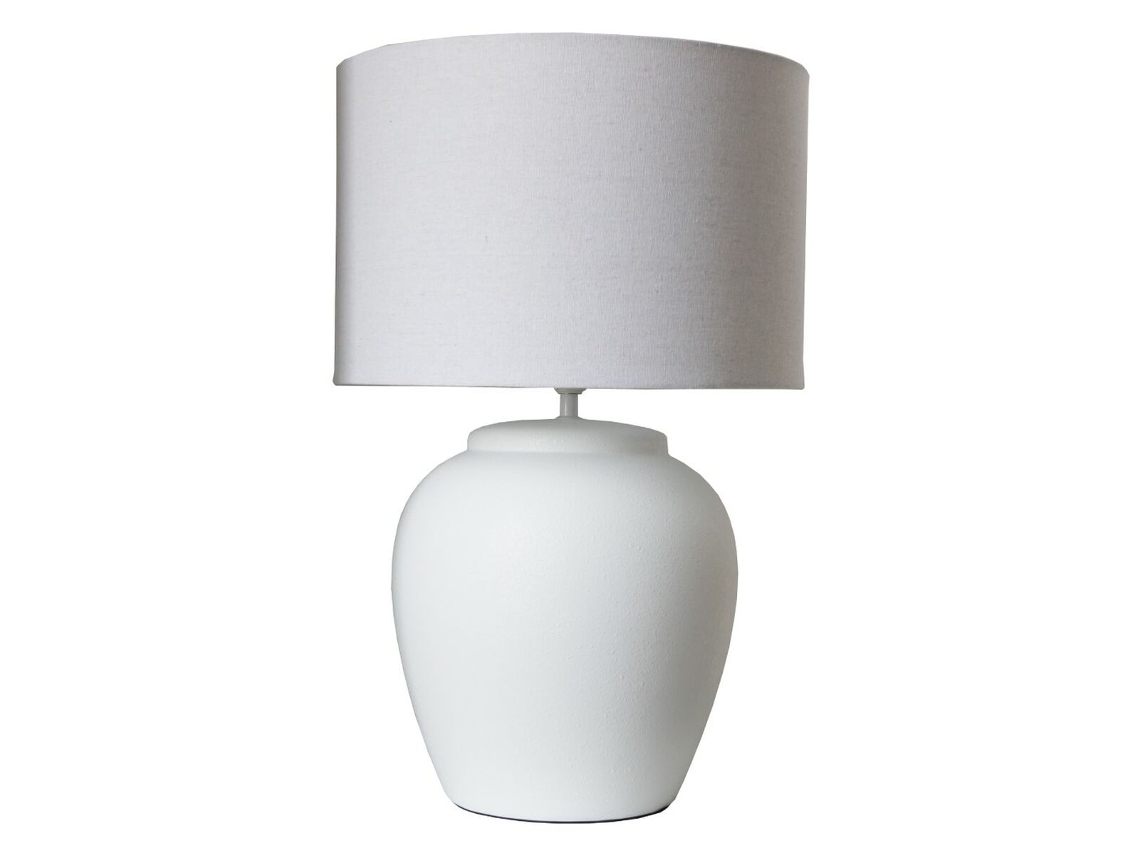 Luminária de mesa DKD Home Decor em porcelana branca 25W 50W 220V 38 x 38 x 58 cm