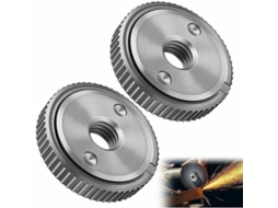 Conjunto De 2 Porcas De Fixação Rápida Para Esmerilhadeira Angular Com Rosca M14, Acessórios Para Fixação De Discos De Corte De Ferramentas Elétricas
