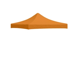 Vidaxl Teto Para Tenda De Festas 3x3 M 270 G/m² Laranja