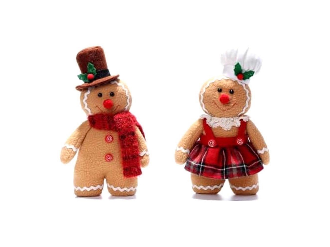 Peluche Boneco De Gengibre De Natal
