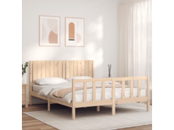 Vidaxl Cama Sem Colchão 160x200 Cm Madeira De Pinho Maciça