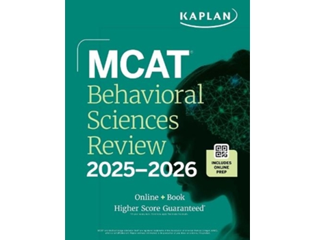 Livro MCAT Behavioral Sciences Review 2025-2026 de Kaplan Test Prep (Inglês)