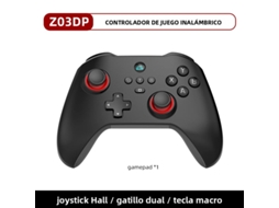 Controlador de jogos MDUG para PC, com microjoystick e gatilho Hall (preto)