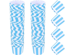 Conjunto De 100 Forminhas De Papel Para Muffins E Cupcakes, Para Assar E Apresentar Sobremesas Em Festas E Eventos
