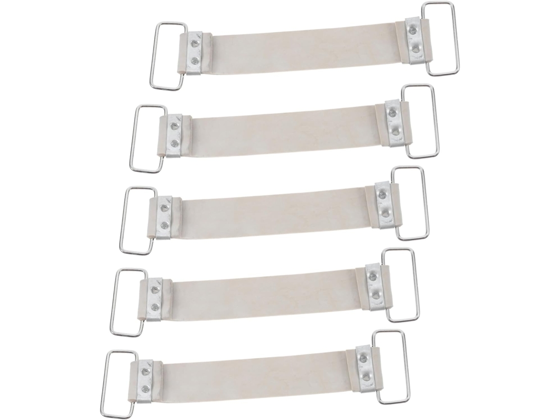 Conjunto De 5 Peças De Suporte De Bateria Para Scooter Com Fixação Por Cinta De Borracha