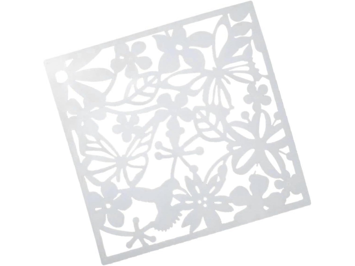 Biombos Decorativos Suspensos em Polipropileno Branco, com Formato e Comprimento Personalizados. CHABERLU
