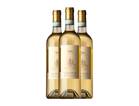 Vinho branco GINI Classico Garganega Soave (0.75 L - 3 Unidades)
