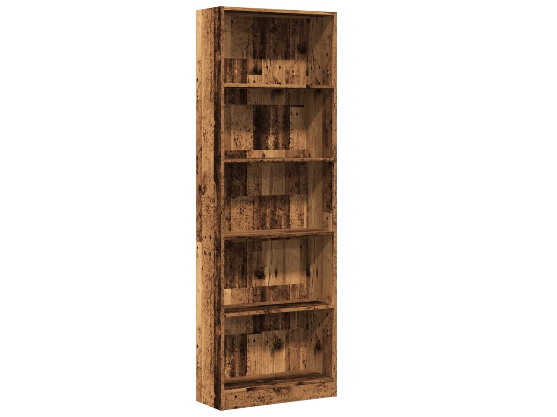 Estante Derivados de Madeira Madeira Velha MAISON EXCLUSIVE (60x24x176 cm)