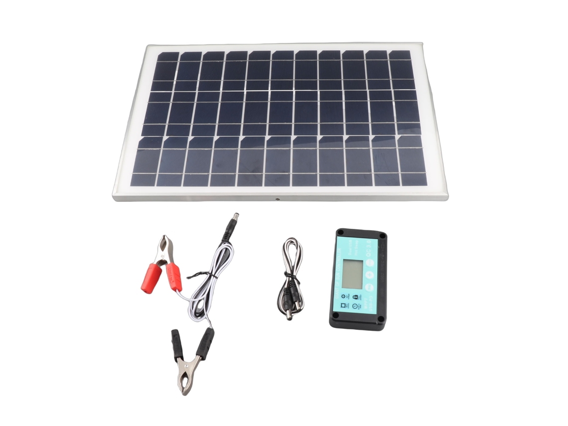 Painel Solar Monocristalino Laxiscreed 100w Com Portas Usb Reguladas E Compatível Com Baterias De 18v