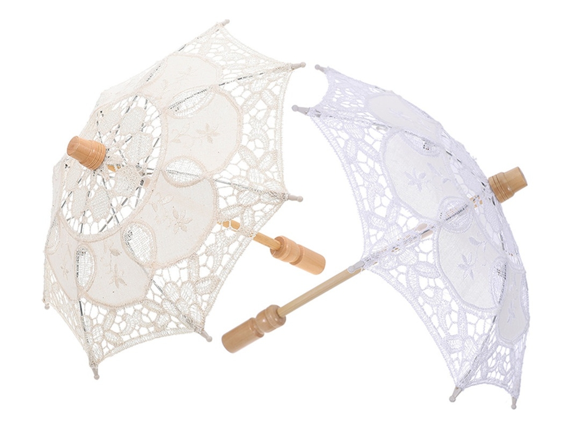 Lurelia Guarda-chuva Mini 2 Peças De Madeira, Para Crianças