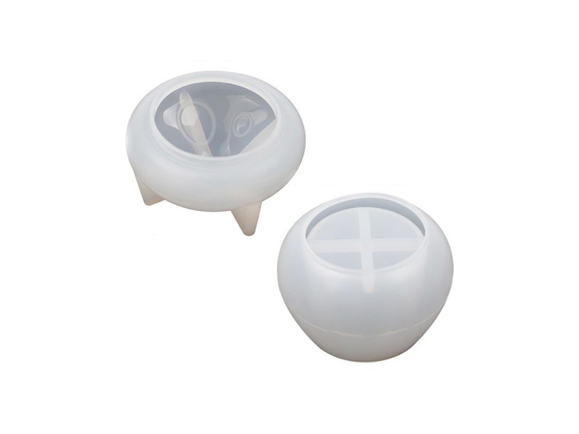 Molde de Silicone Cogumelo Epóxi com Espelho