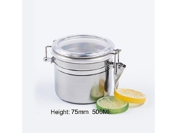 Tarro De Acero Inoxidable Hermético Para Café Harina Azúcar Té Almacenamiento