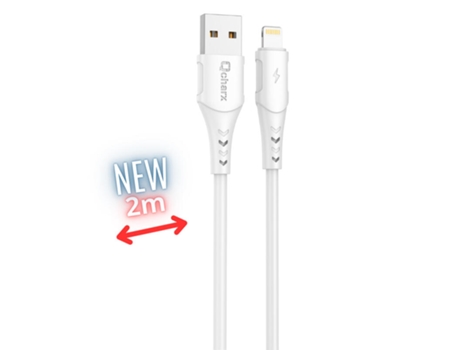 Cabo Qcharx Athens Usb QCHAX PVC Branco
