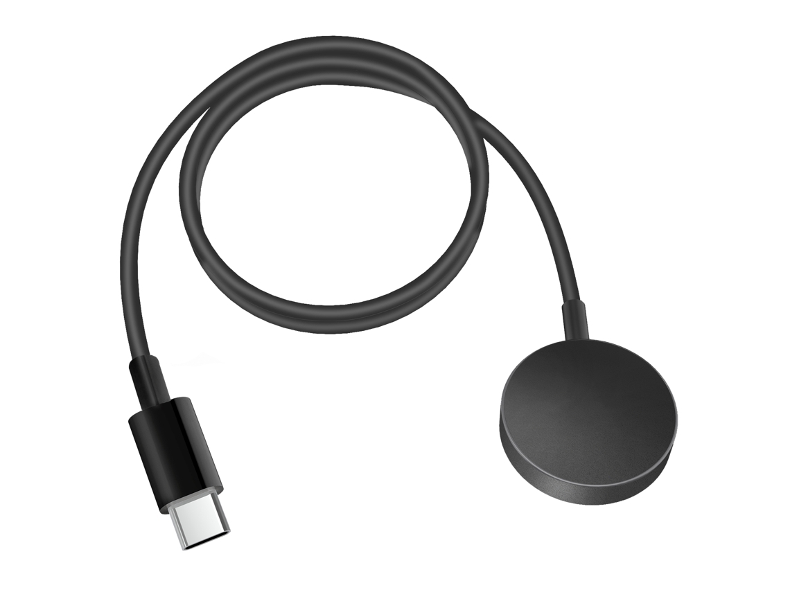 Carrdor De Relógio Para Samsung Galaxy Watch 3/4/5/active 1/active 2 Metálico Tipo C Preto*