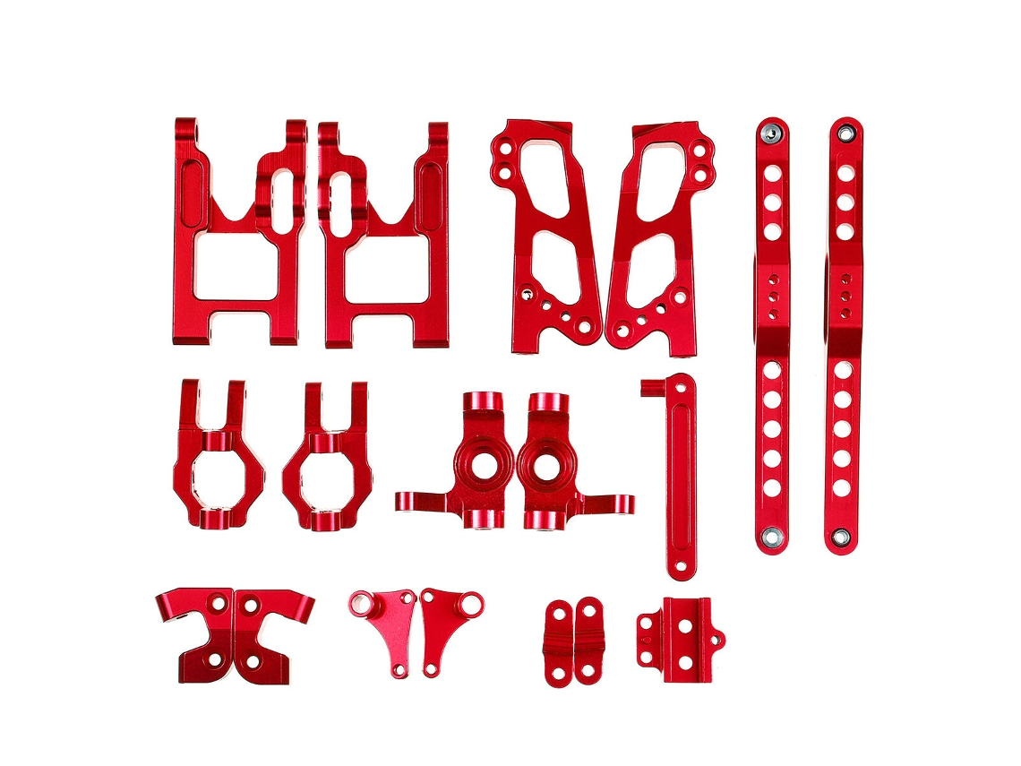 Feiyue Fy03 06 Wltoys 12427 12428 Kit de Acessórios Completos para Atualização de Vendedor do Deserto 1/12 Peças de Carro Rc Vermelho MDUG
