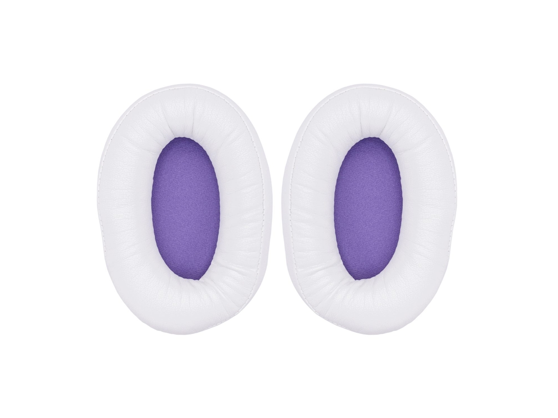 Almofadas Zruxe Para Auscultadores Hyperx Cloud Alpha Gaming (2 Unidades, Over-ear, Espuma De Memória, Pele Ecológica, Branco)