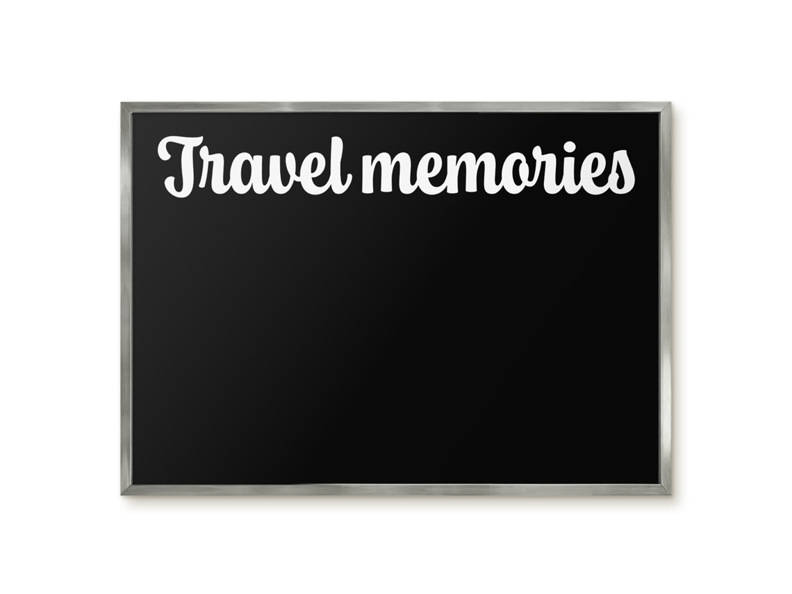 Magnetic Board Travel Memories For The Living Room Espelharte (70x50 Cm)