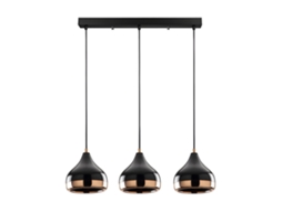 Candeeiro Suspenso Yildo OZAIA (Preto - Metal - 67x17x cm)