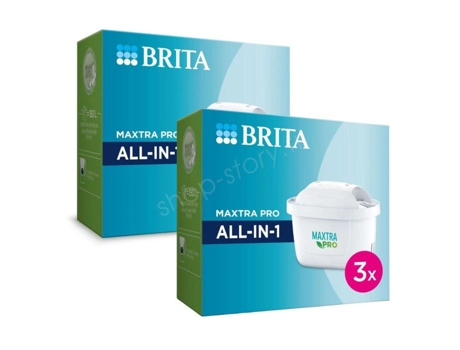 Pack De 6 Cartuchos Filtrantes Brita Pro Para Jarros Shop Story (até 450l)