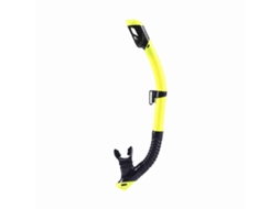 Tubo de snorkel Mali para adultos, totalmente seco, com válvula automática à prova d'água e bocal de silicone para mergulhão e natação.