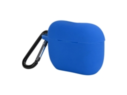 Aetheria capa Protetora de Silicone para Carregamento do Fone de Ouvido Bluetooth Ios Earbuds Pro/iii Azul