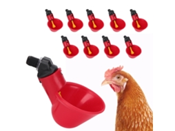 10 Peças Bebedouro Automático para Aves, Resistente