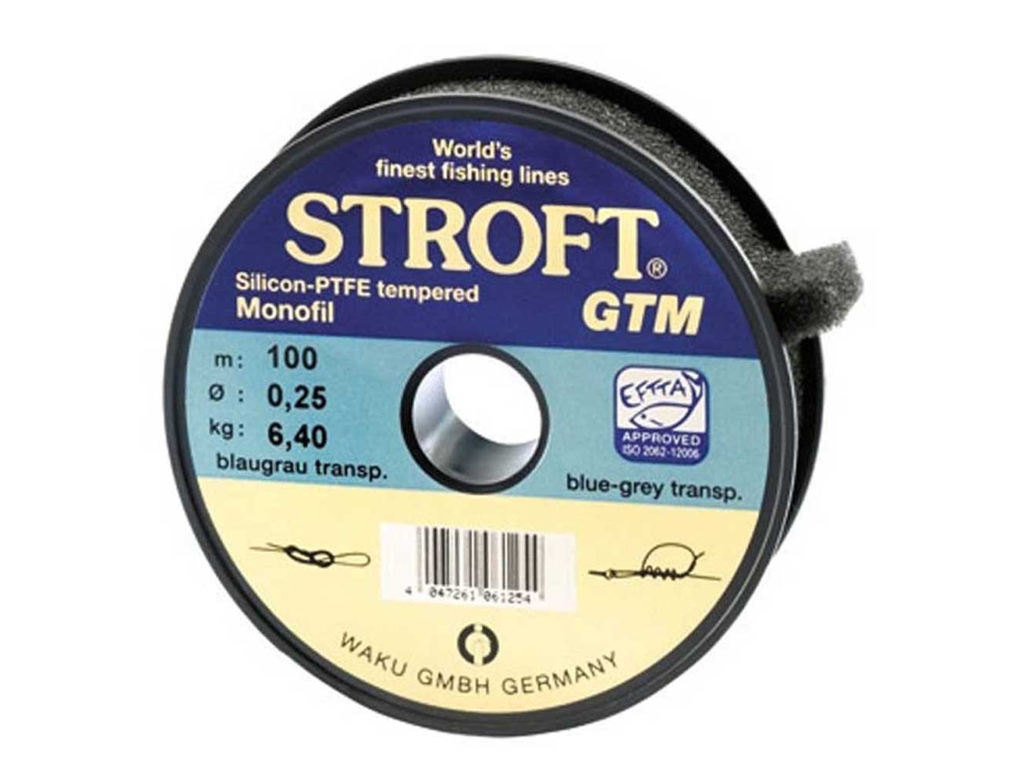 Fluorocarbono Gtm 100 M Transparente 0.080 Mmstroft