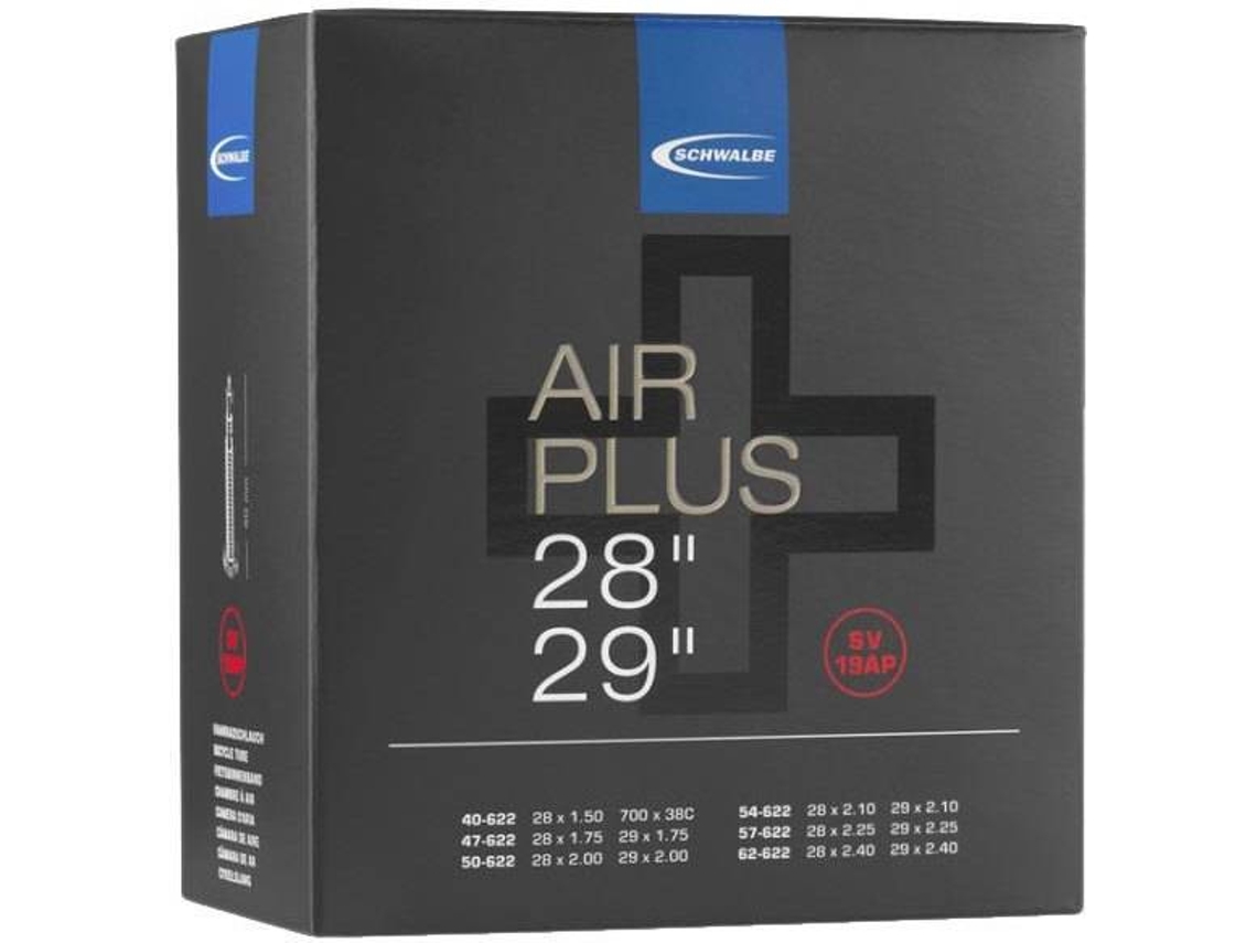 Câmaras de ar SCHWALBE Air Plus Presta 40 Mm (27.5 - 650B´´)