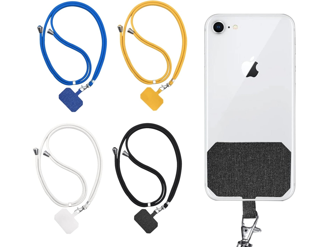 Cordão Universal Para Celular, Corrente Ajustável Removível, 4 Cordões Ajustáveis ​​para Pescoço, Cordão Para Celular, Cordão Universal Para Celular