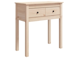 Console Table, Console Tables Vidaxl Marrom Madeira De Pinho (n/a)