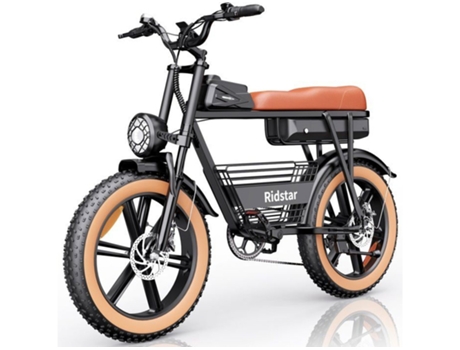 Bicicleta Eléctrica Montanha Ridstar Cr20 E Bike Alta Velocidade 1000w 20ah 48km/h 120km 20x4.0