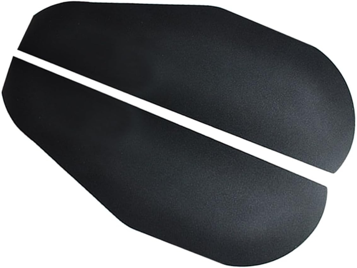 Capa protetora contra chuva para espelho retrovisor de carro, em duas peças, feita de liga de alumínio, com proteção solar.