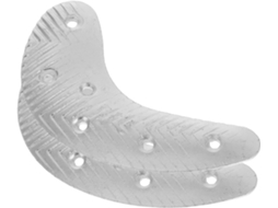 Enchimento Para Calçados, Placa De Ferro Em Formato Meia Lua Para Botas Masculinas, Proteção Para O Calcanhar Com
