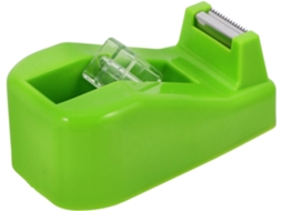 Dispensador De Fita Adesiva Vaguelly, Com Design Estético E Funcional, Feito De Abs E Metal, Na Cor Verde, Ideal Para