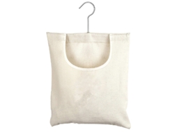 Saco de Lona para Guardar Roupas com Prendedores, Lavável e com Suporte para Pendurar, Ideal para Casa, Jardinagem e Organização de Roupas. MDUG