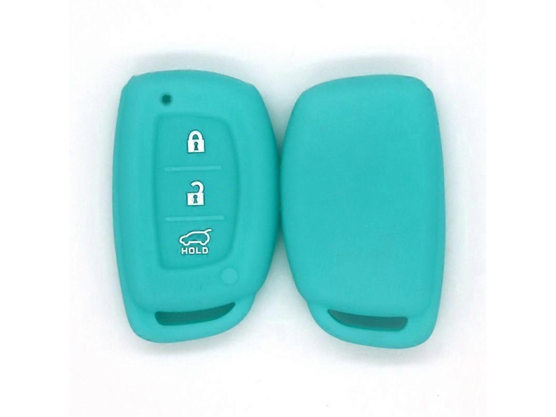 Capa De Chave De Carro De Silicone Compatível Com Modelos Selecionados, Vermelha, Prática E Resistente
