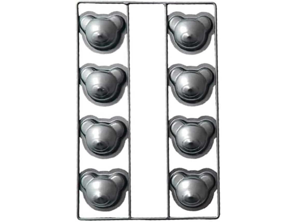 Forma De Bolo Antiaderente Com 8 Cavidades, Forma De Muffin Com Ursinho Fofo, Utensílio De Decoração Gokoco