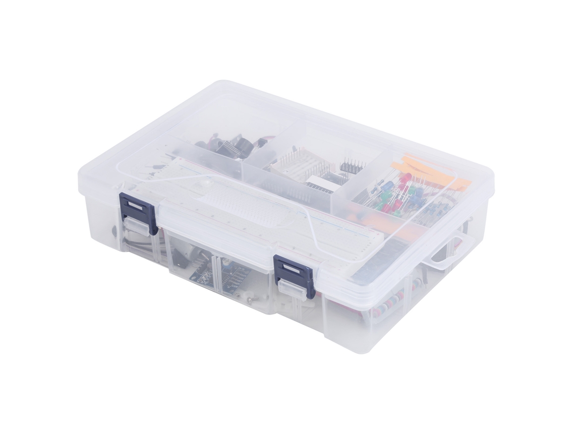 Kit inicial ultrassônico com módulo de alimentação de placa de ensaio para Raspberry Pi 3b
