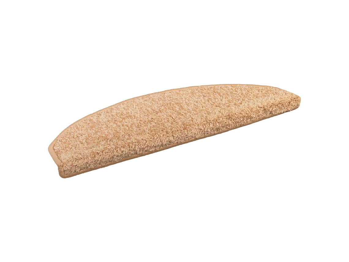 Conjunto 15 Tapetes Para Escadas Vidaxl Dourado Polipropileno (80 X 24,5 X 3,5 Cm)