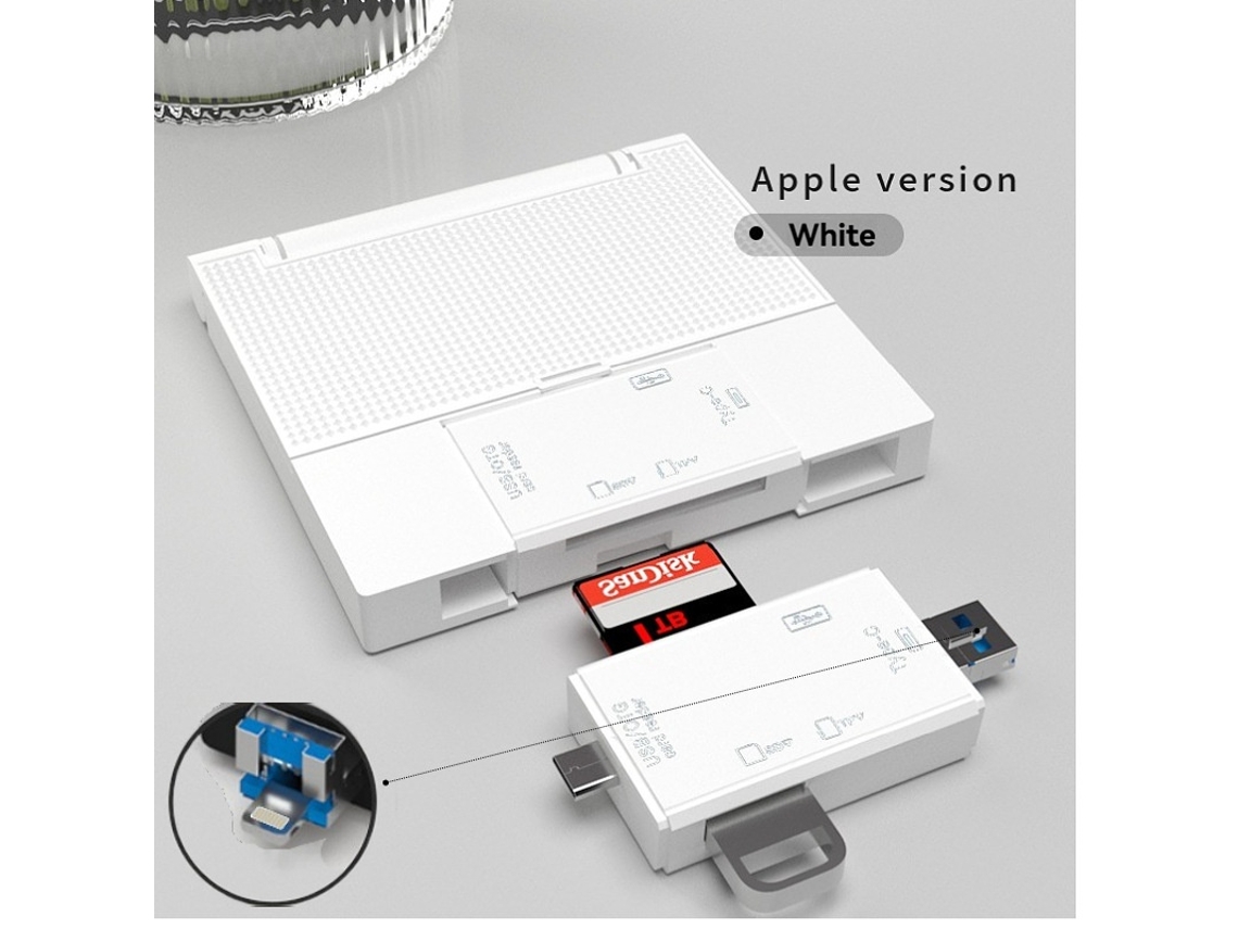 Lurelia Leitor De Cartões Usb-c/usb Sd/tf Para Iphone