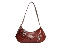 Lurelia Bolsa De Ombro Feminina Em Pu Fecho De Correr Design Moderno Para Festa E Noite